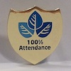 Longfield Academy 100% Attendance badge