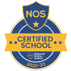 National Online Safety Certified School 2022-23 badge