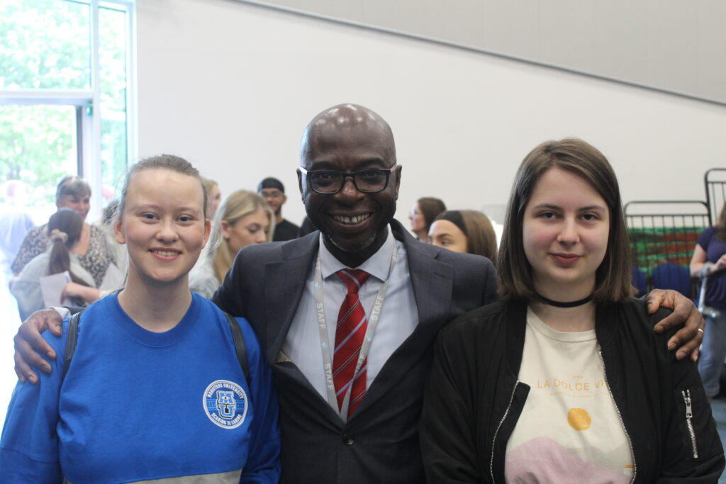 Students with Dr Donkor
