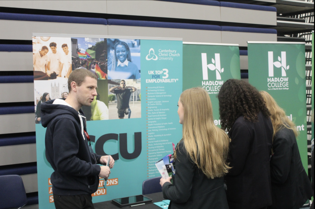 Stall at the careers fair 2024